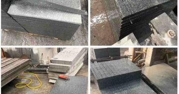 揭阳 芝麻黑地铺石材