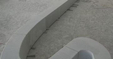 揭阳 花岗岩整石坐凳拼装