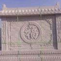 揭阳 芝麻白花岗岩屏风，照壁，影壁