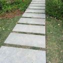 揭阳 芝麻黑小区踏步、汀步石铺装效果