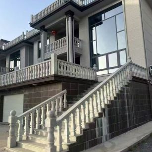揭阳 芝麻白别墅阳台栏杆，楼梯栏杆