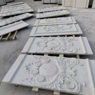 揭阳 芝麻白干挂雕花板