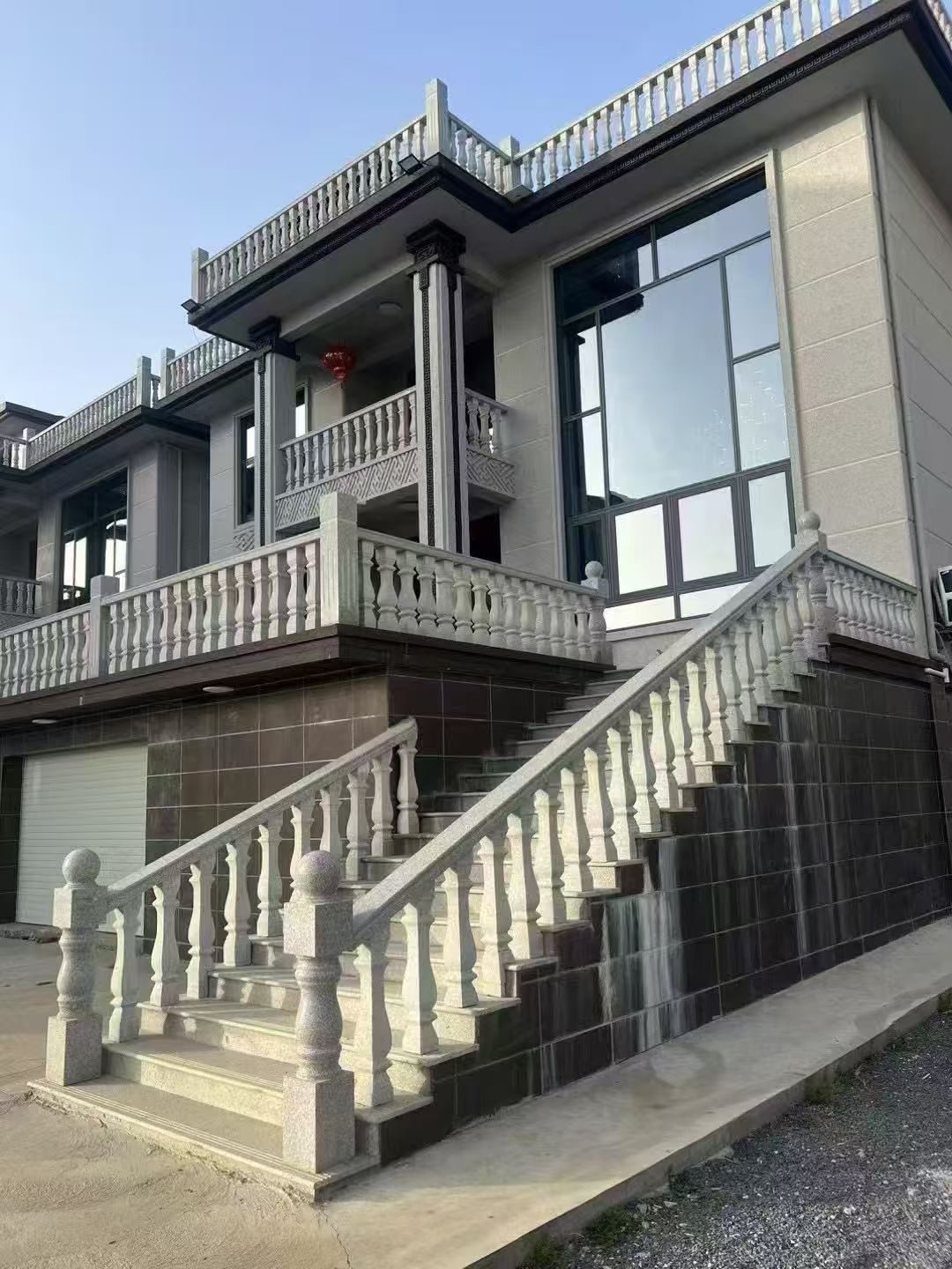 揭阳 芝麻白别墅阳台栏杆，楼梯栏杆