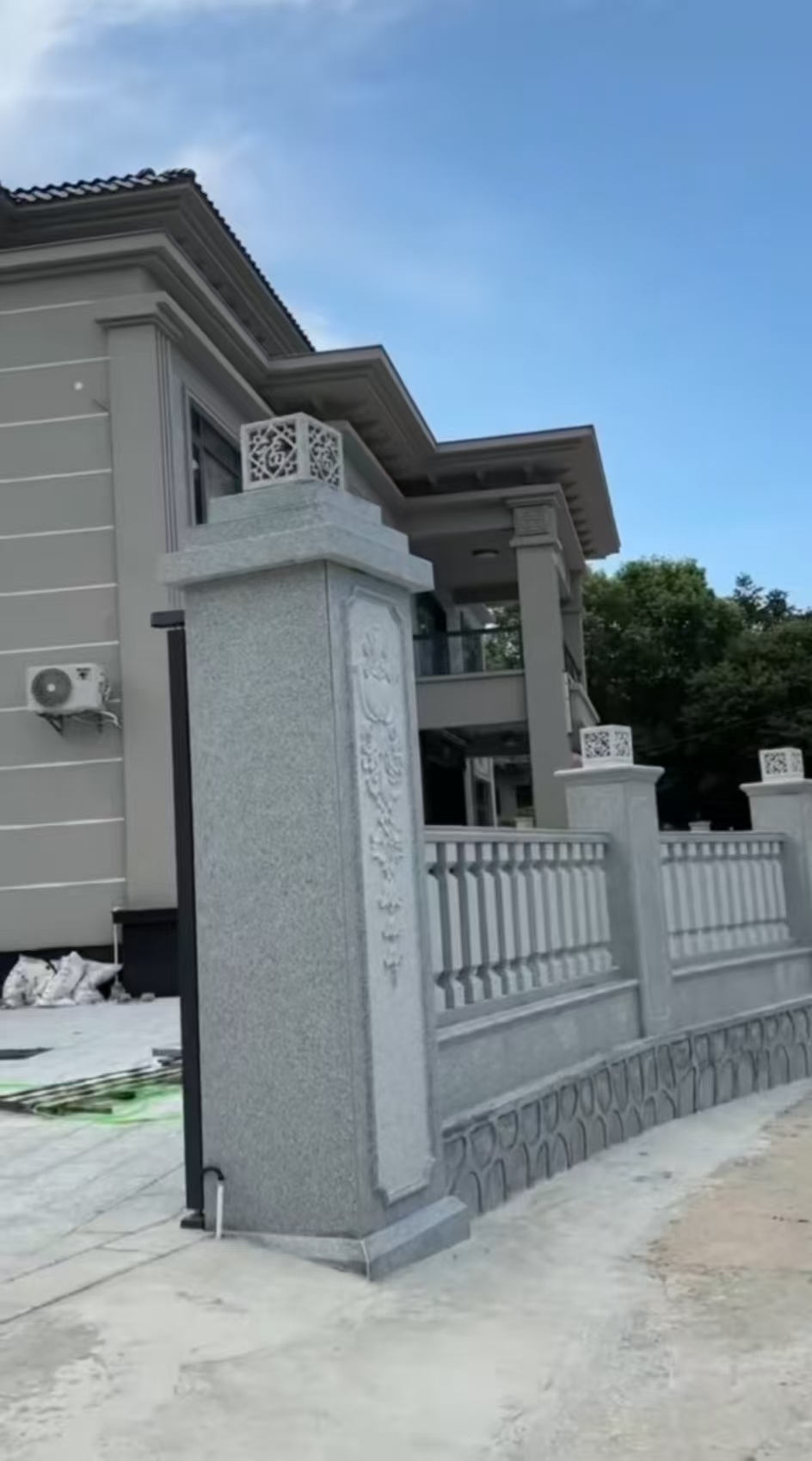 揭阳 芝麻白别墅围墙栏杆，私人订制