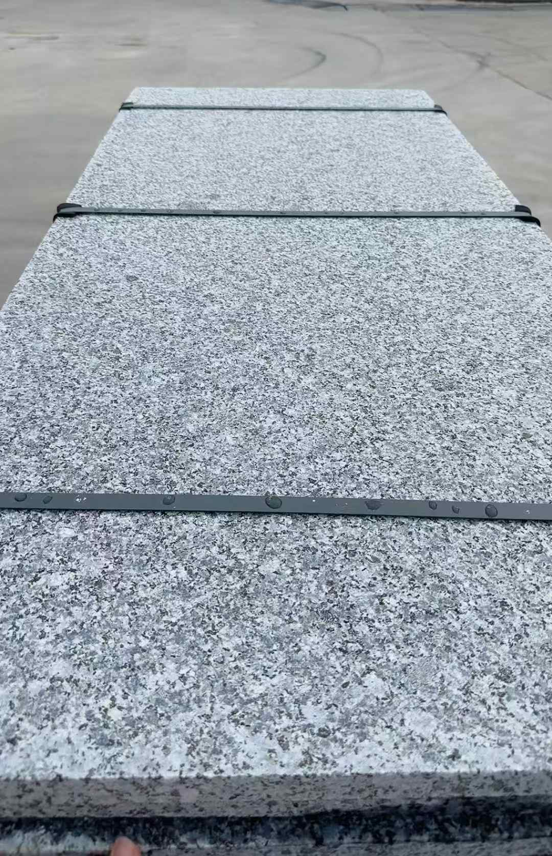 揭阳 芝麻黑火烧面毛板，条板，半成品