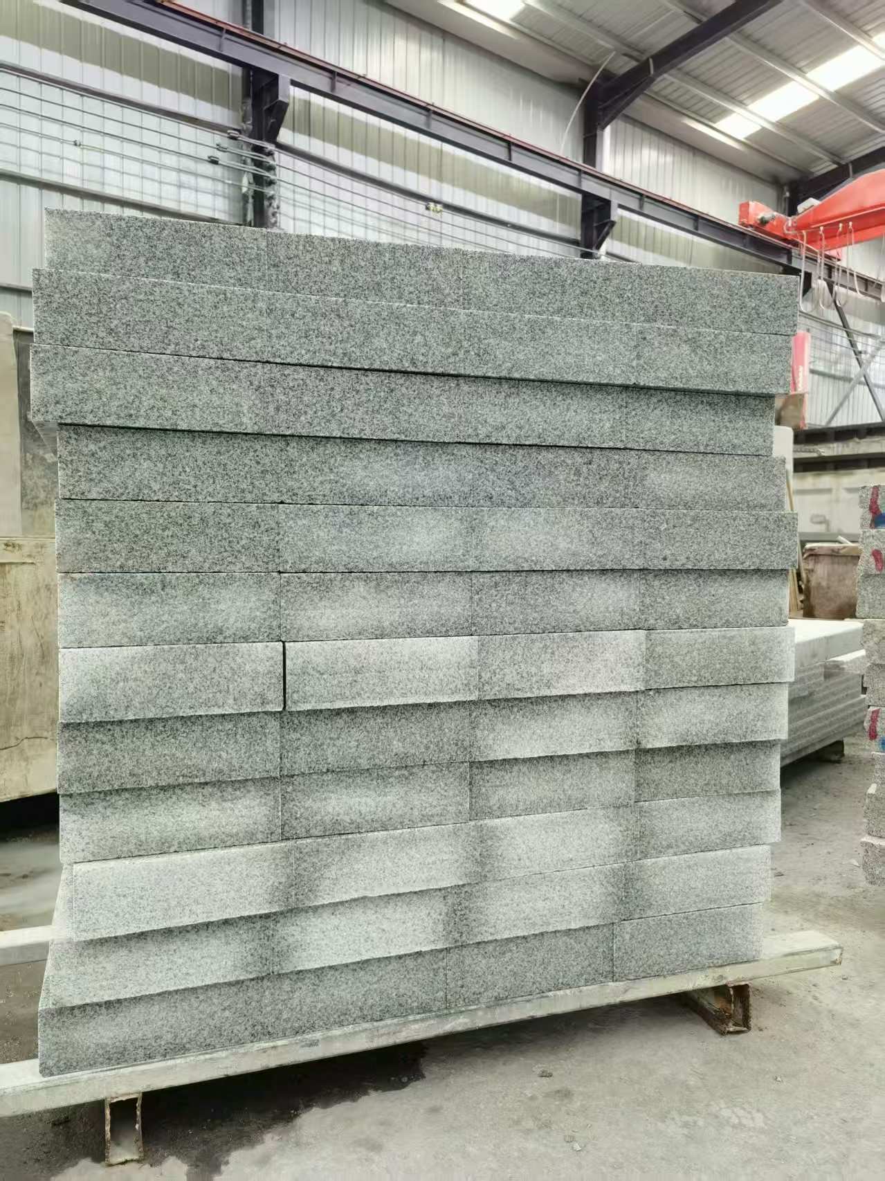 揭阳 芝麻白10公分300*600广场地铺，A料定制，尺寸标准，厚薄均匀