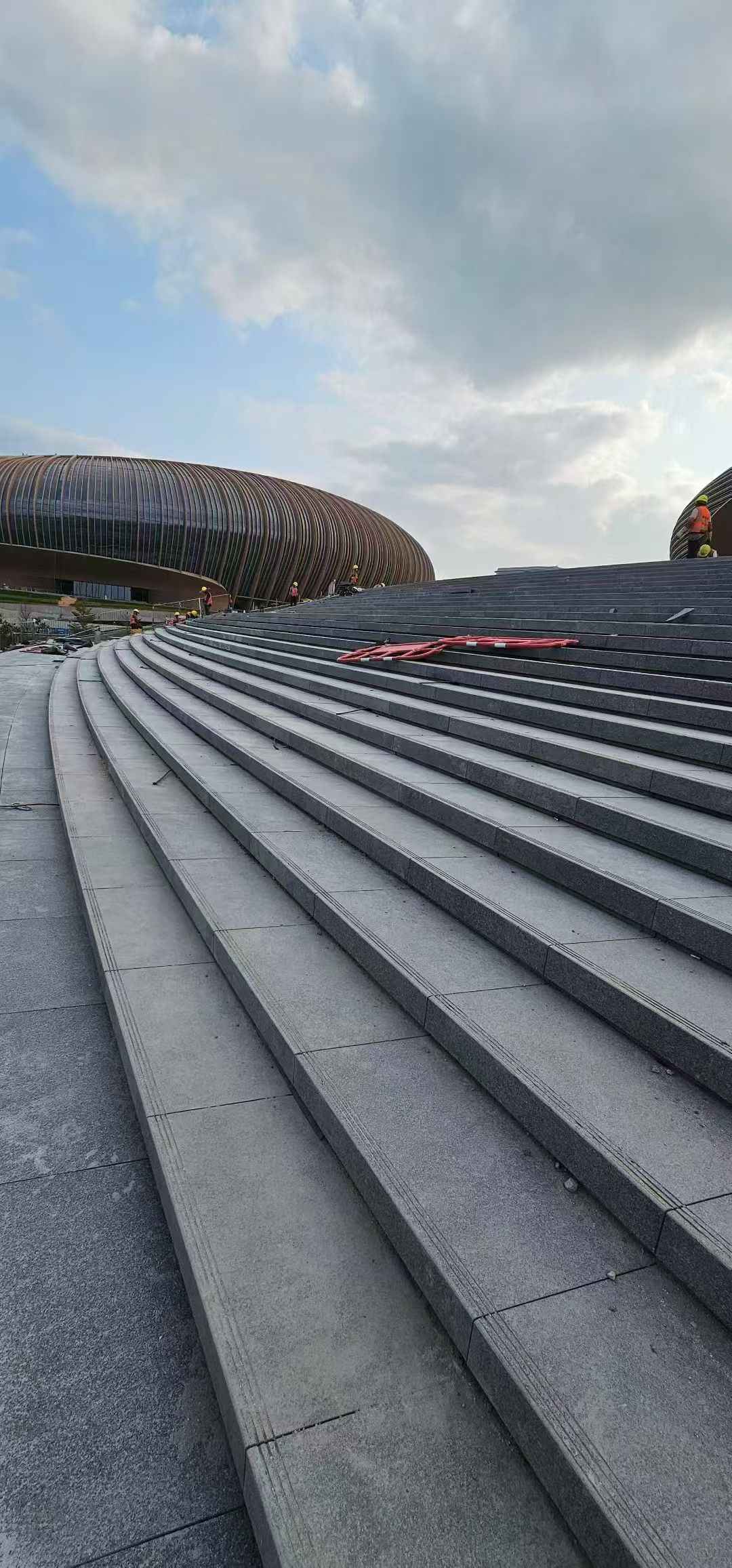 揭阳 弧形整石台阶铺装效果图