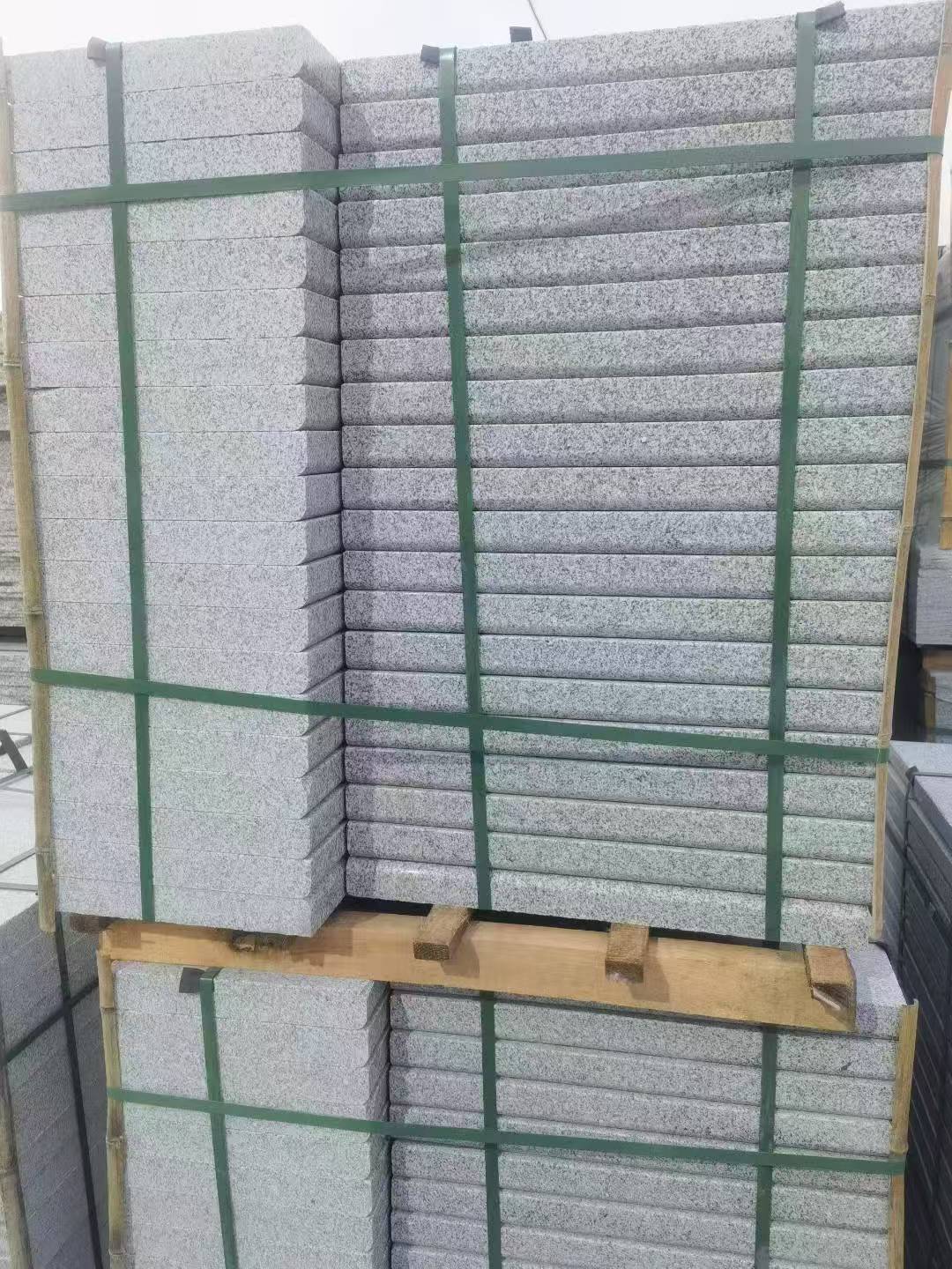 揭阳 5公分芝麻白，倒斜角，室外楼梯踏步